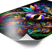 New Orleans, Mardi Gras, Fat Tuesday, NOLA Foto Afdruk (Hoek)