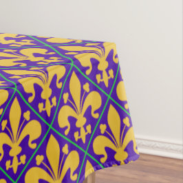 New Orleans Mardi Gras Fleur de Lis Tafelkleed