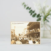 New Orleans Mardi Gras  foto 1961 Briefkaart (Staand voorkant)