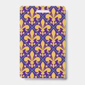 New Orleans Mardi Gras Gezinsreünie Badge (Back)