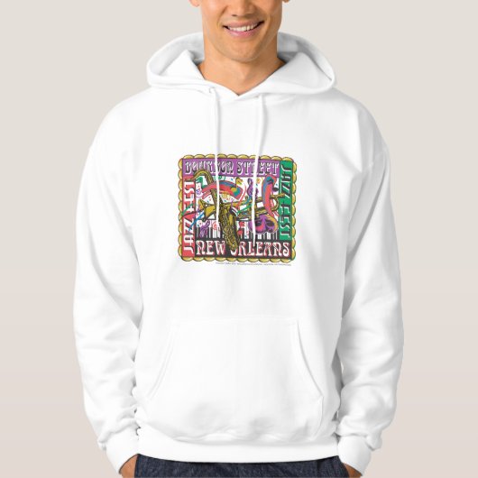 New Orleans Mardi Gras Hoodie (Voorkant)