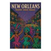 New Orleans - Mardi Gras Magic Perfect Poster (Voorkant)