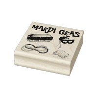 New Orleans Mardi Gras Mask Beads Beignet NOLA