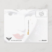 New Orleans Mardi Gras masker Briefkaart (Achterkant)