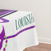 New Orleans Mardi Gras paarse geel groen Tafelkleed (Voorbeeld)