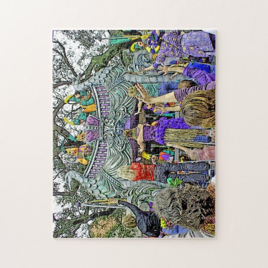 New Orleans Mardi Gras Parade Legpuzzel (Verticaal)
