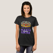 New Orleans Mardi Gras Queen T-shirt (Voorkant volledig)