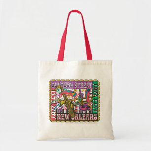 New Orleans Mardi Gras Tote Bag