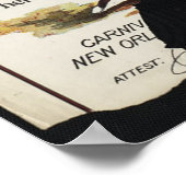 New Orleans Mardi Gras Vintage Travel Poster (Hoek)