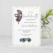 New Orleans MardiGras Bachelorette weekendfeest Kaart (Staand voorkant)