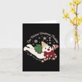 New Orleans Mr Bingle Kersttraditie Sneeuwmannen Kaart (Gele Bloem)