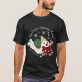 New Orleans Mr Bingle Kersttraditie Sneeuwmannen T-shirt (Voorkant)