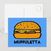 New Orleans Muffuletta Briefkaart (Voorkant / Achterkant)