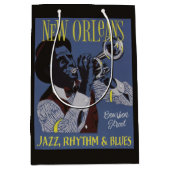 New Orleans Music-cadeau Medium Cadeauzakje (Voorkant)