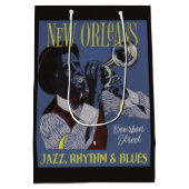 New Orleans Music-cadeau Medium Cadeauzakje (Achterkant)