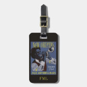 New Orleans Music Custom bagagelabel (Voorkant verticaal)