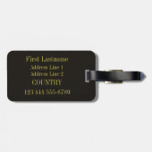 New Orleans Music Custom bagagelabel (Achterkant horizontaal)