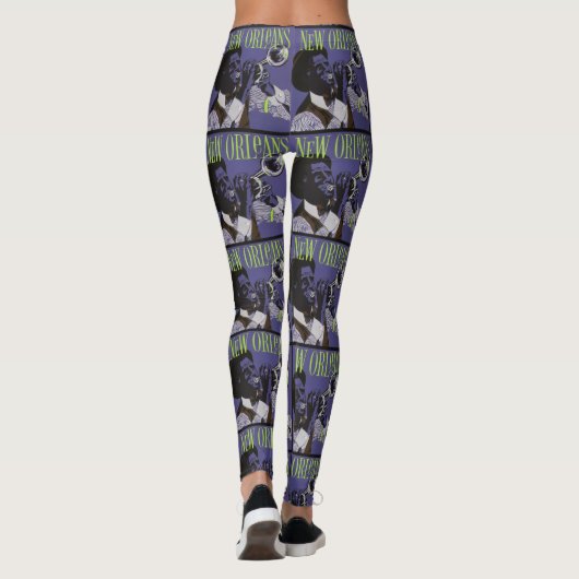 New Orleans Music leggings (Achterkant)
