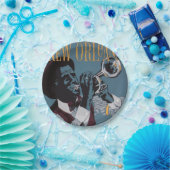 New Orleans Music paper borden Papieren Bordje (Feest)