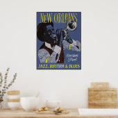 New Orleans Music poster 1/3 (Keuken)