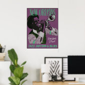 New Orleans Music poster 2/3 (Thuiskantoor)