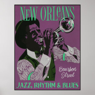 New Orleans Music poster 2/3