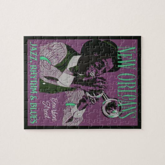 New Orleans Music puzzle Legpuzzel (Horizontaal)