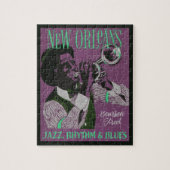New Orleans Music puzzle Legpuzzel (Verticaal)