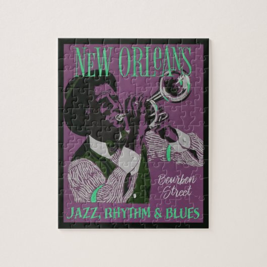 New Orleans Music puzzle Legpuzzel (Verticaal)