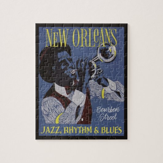 New Orleans Music puzzle Legpuzzel (Verticaal)