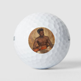 New Orleans Musician (gitarist) (Francis Millet) Golfballen