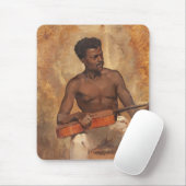 New Orleans Musician (gitarist) (Francis Millet) Muismat (Met muis)