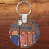 New Orleans Nachtcafé Sleutelhanger (Voorkant)