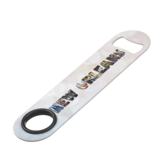 New Orleans Nola City reisfoto's Speed Flessenopener (Voorkant Gekanteld)