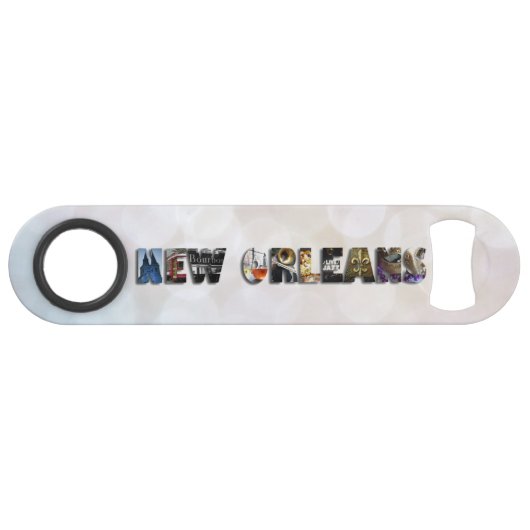 New Orleans Nola City reisfoto's Speed Flessenopener (Voorkant (Horizontaal))