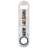 New Orleans Nola City reisfoto's Speed Flessenopener (Achterkant)