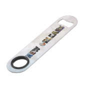 New Orleans Nola City reisfoto's Speed Flessenopener (Achterkant Gekanteld)