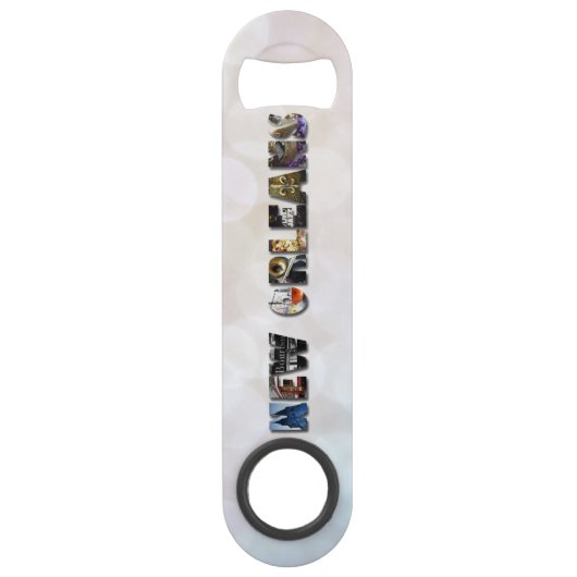 New Orleans Nola City reisfoto's Speed Flessenopener (Voorkant)