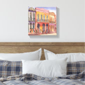 New Orleans | NOLA Louisiana Prachtige Waterverf Canvas Afdruk (Insitu (Slaapkamer))