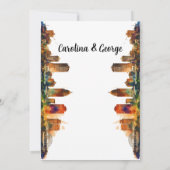 New Orleans Nola Louisiana - Waterverf Kaart (Achterkant)