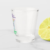 New Orleans Nola Map Travel Vacation Party Shot Glas (Rechts)