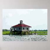 New Orleans Old Rigolets Lighthouse Poster (Voorkant)
