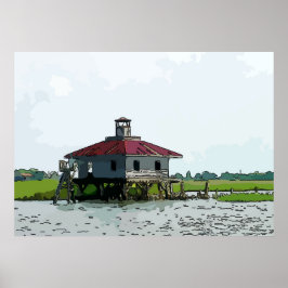 New Orleans Old Rigolets Lighthouse Poster