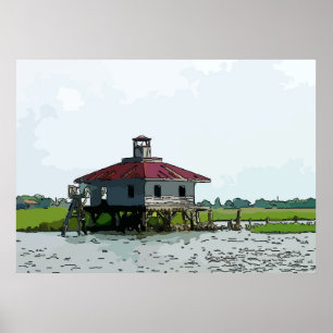 New Orleans Old Rigolets Lighthouse Poster
