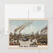 New Orleans Old Time Briefkaart (Voorkant / Achterkant)