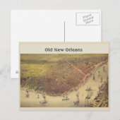 New Orleans Old Time River Front Briefkaart (Voorkant / Achterkant)