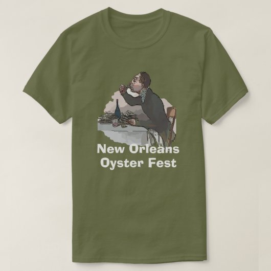 New Orleans Oyster Fest T-shirt (Design voorkant)
