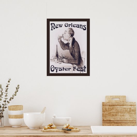  New Orleans Oyster Festival print (Keuken)