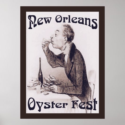 New Orleans Oyster Festival print (Voorkant)