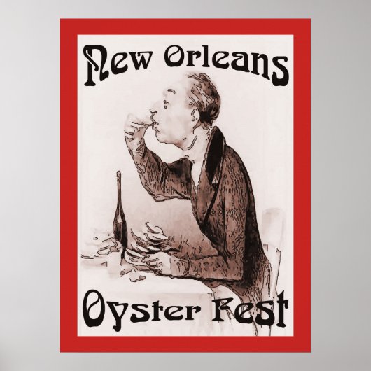  New Orleans Oyster Festival print (Voorkant)